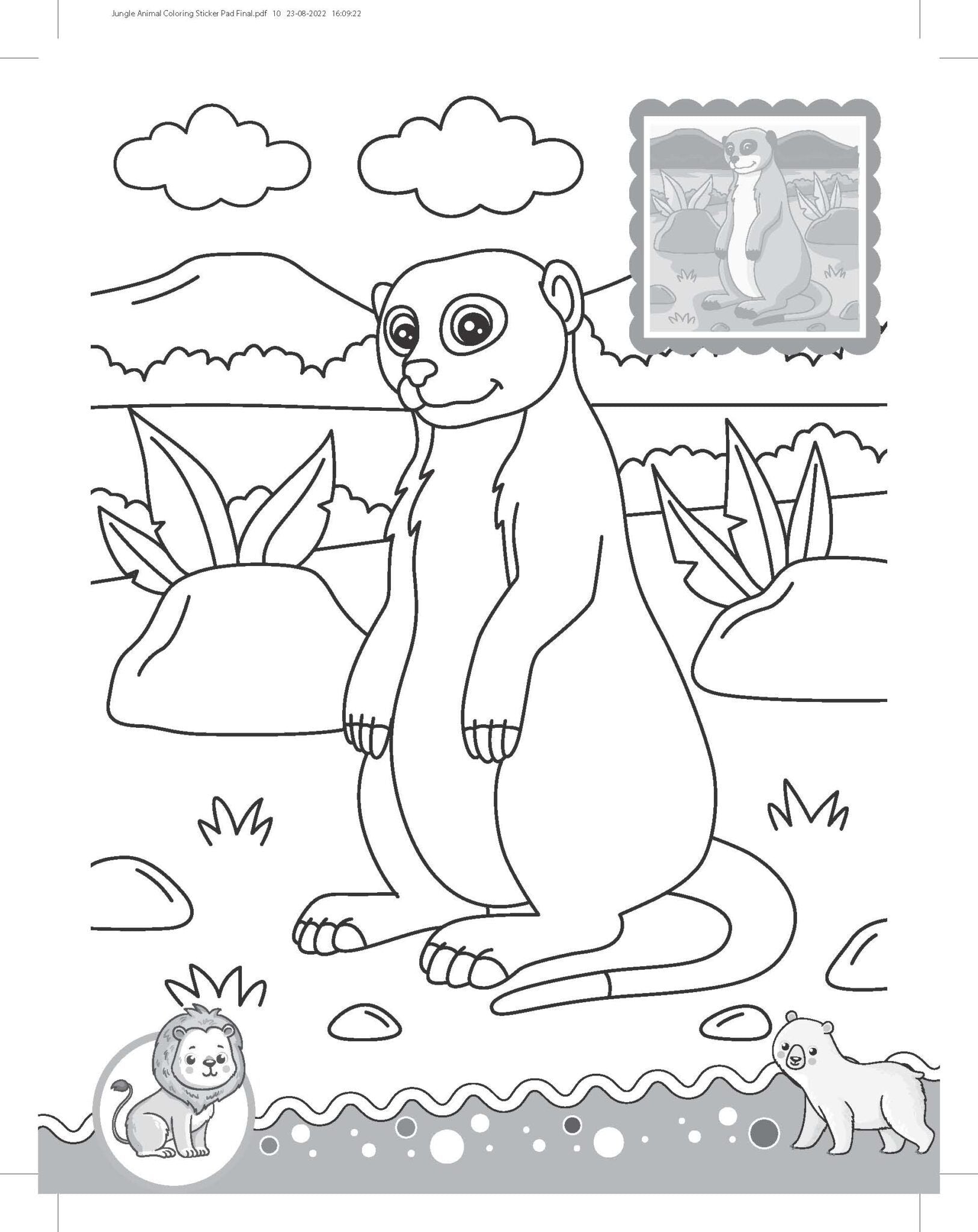 Dreamland Jungle- It's Colour time with Stickers