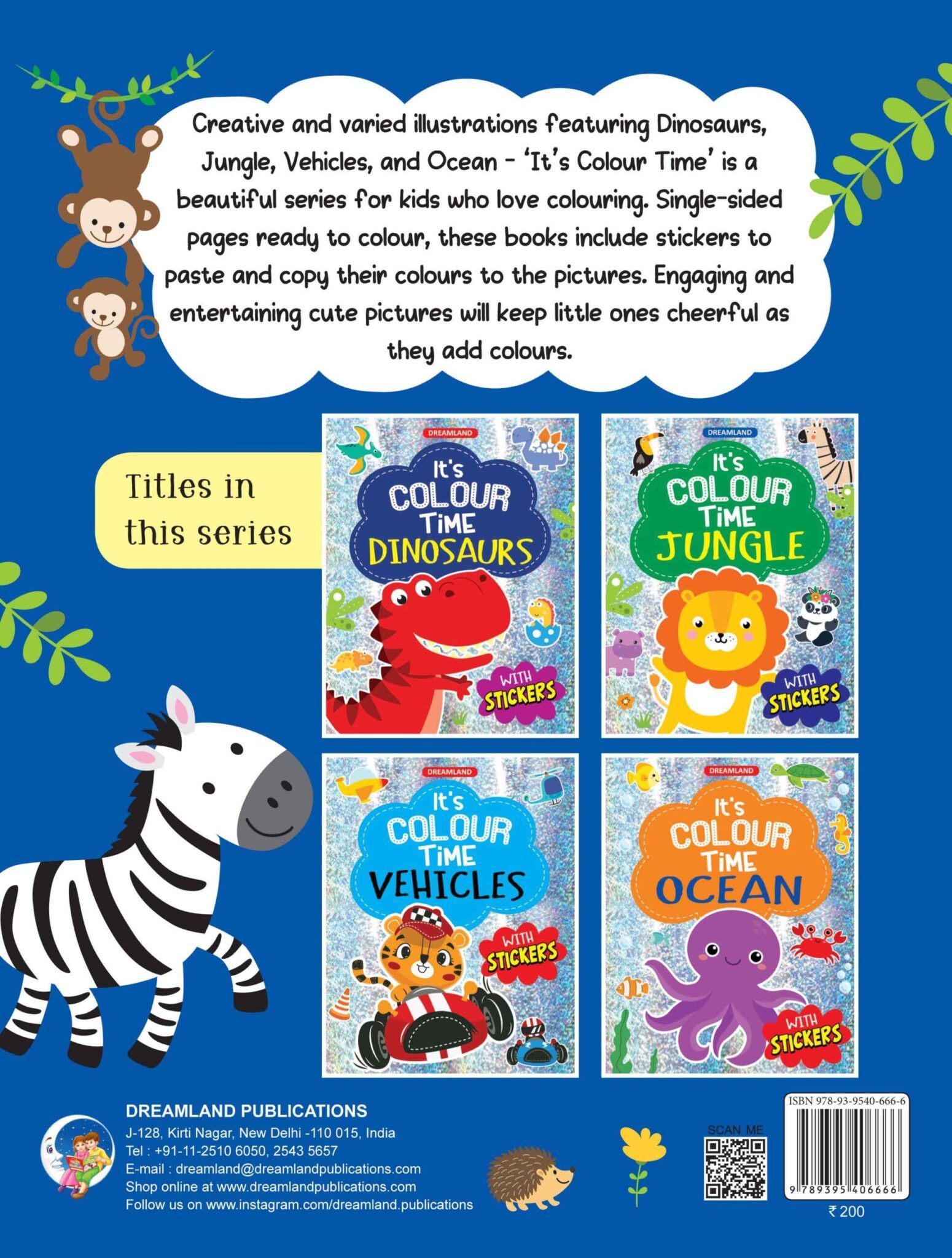 Dreamland Jungle- It's Colour time with Stickers