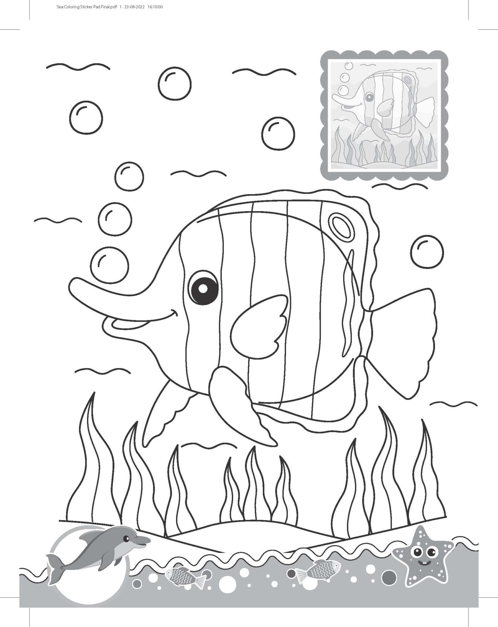 Dreamland Ocean- It's Colour time with Stickers