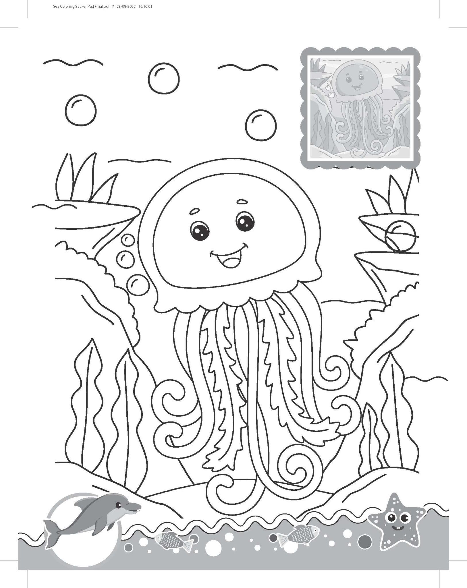 Dreamland Ocean- It's Colour time with Stickers