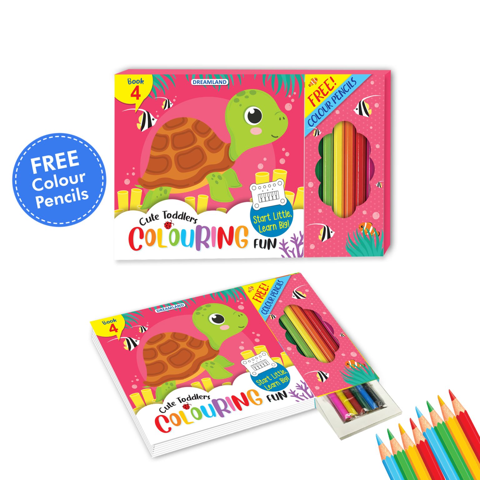 Dreamland Publications - Cute Toddlers Colouring Fun Book 4