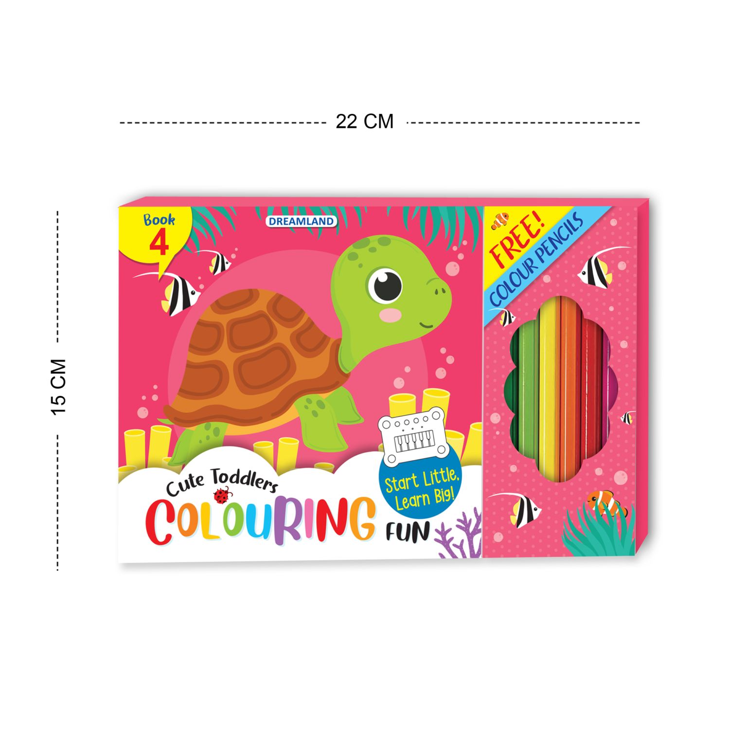 Dreamland Publications - Cute Toddlers Colouring Fun Book 4