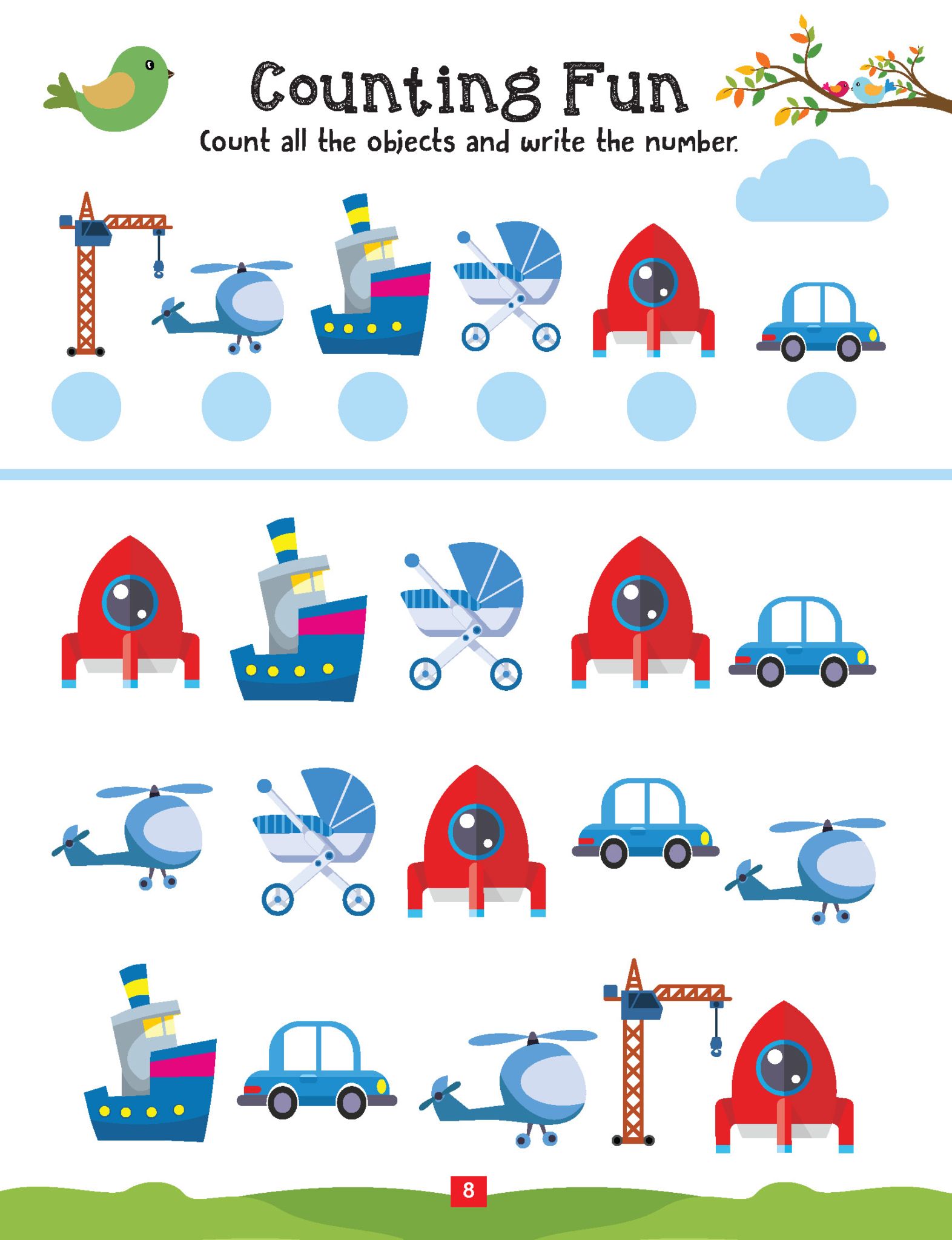Dreamland Publications - Maths Activity Book Age 4+