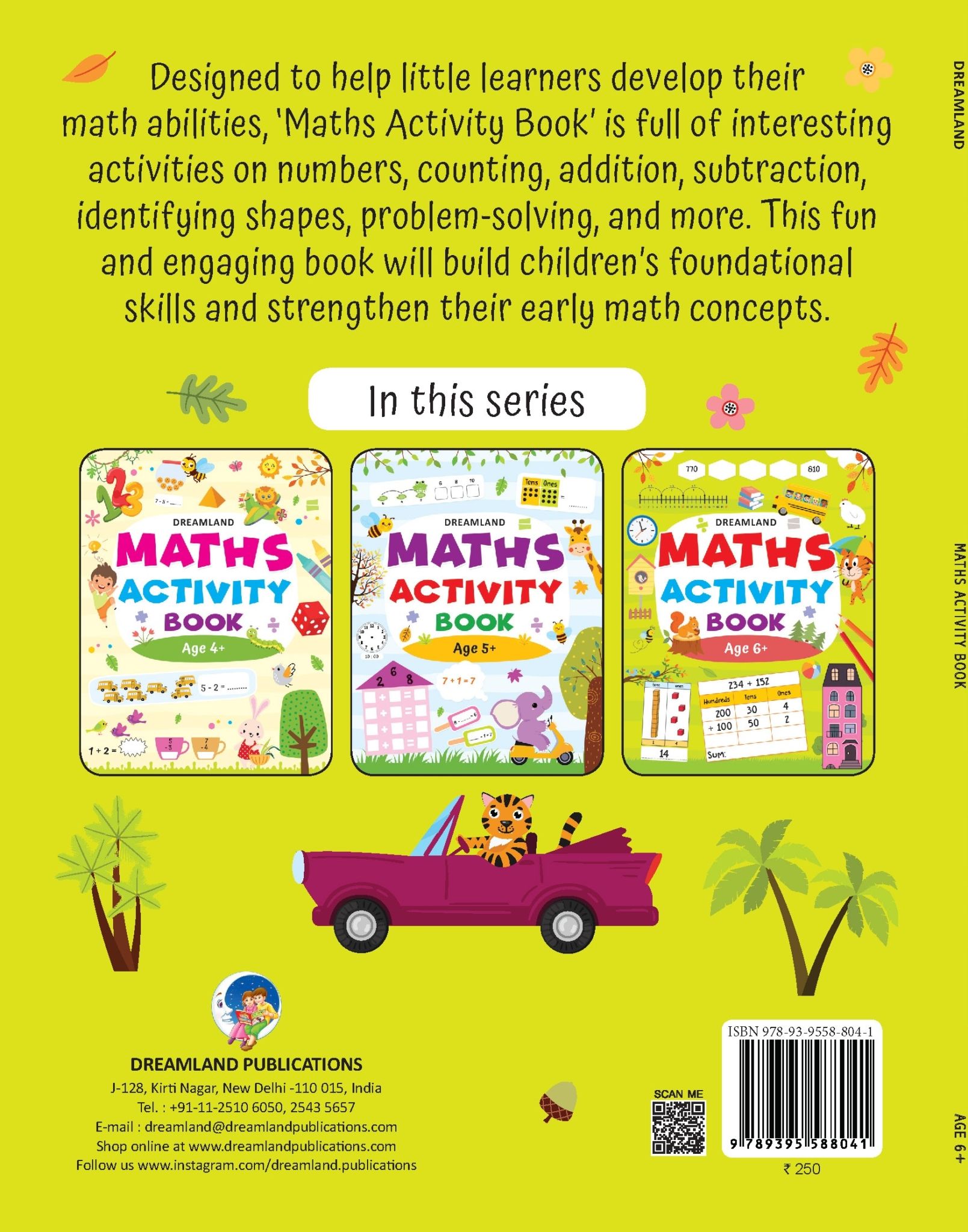 Dreamland Publications - Maths Activity Book Age 6+