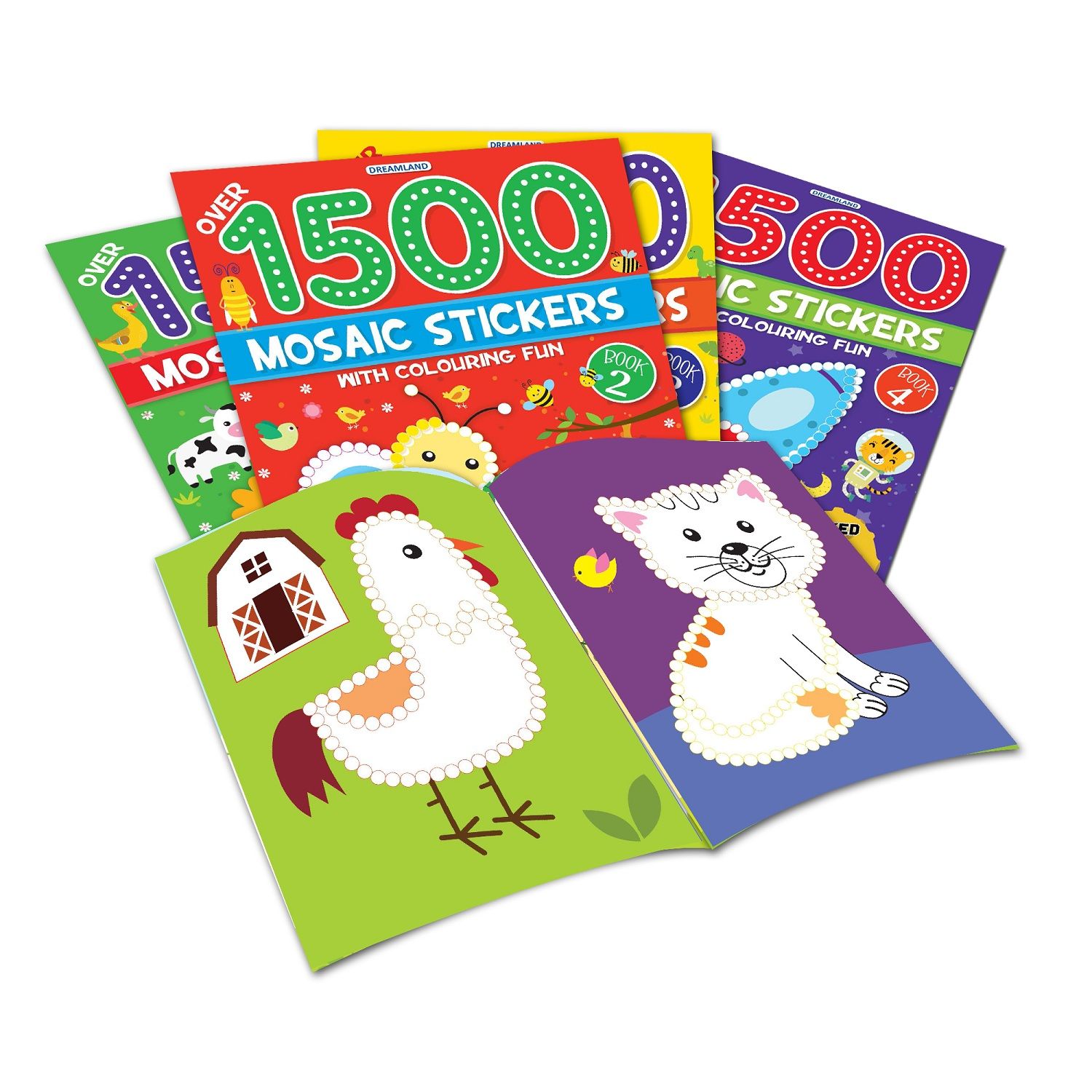 Dreamland Publications - 1500 Mosaic Stickers Book 2