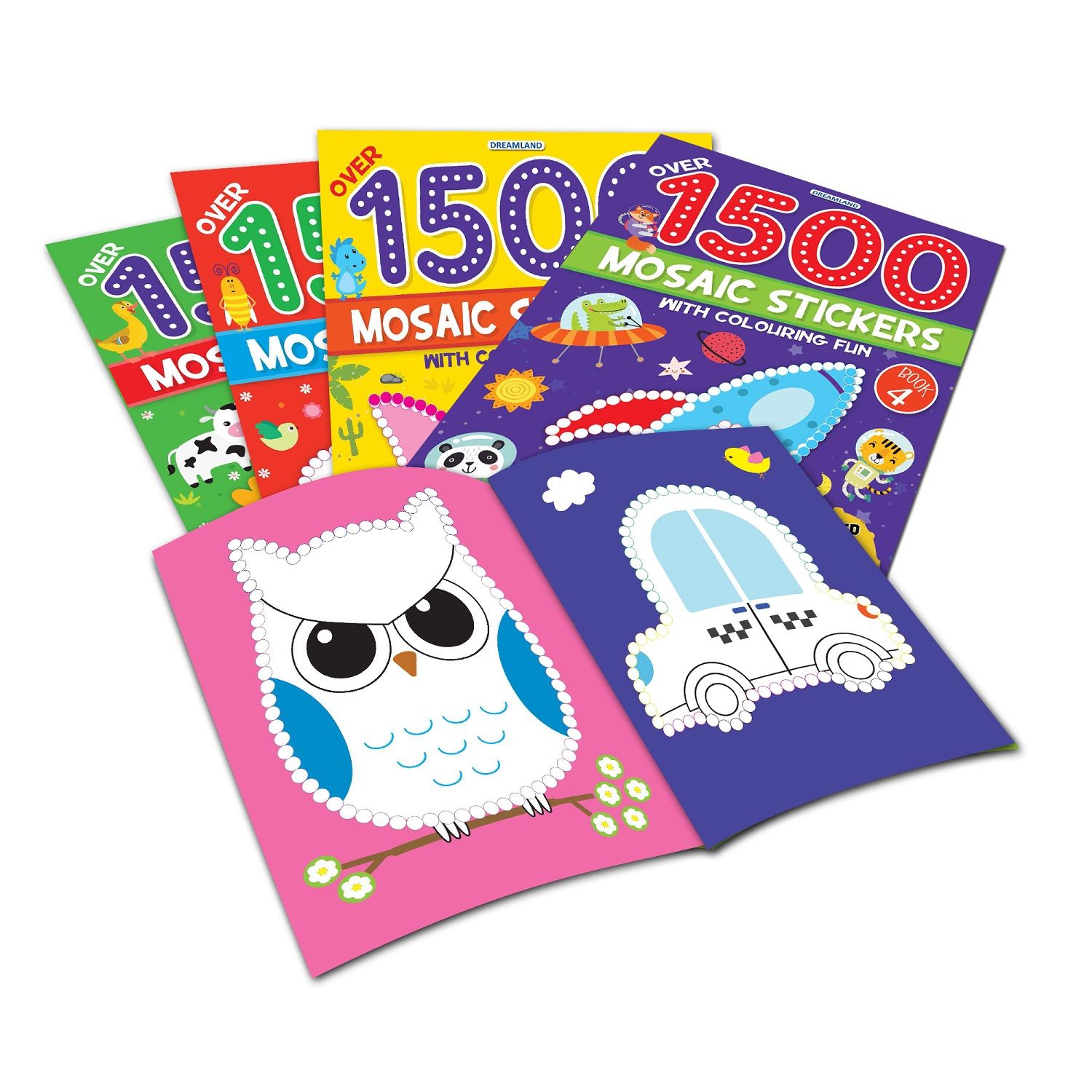 Dreamland Publications - 1500 Mosaic Stickers Book 4