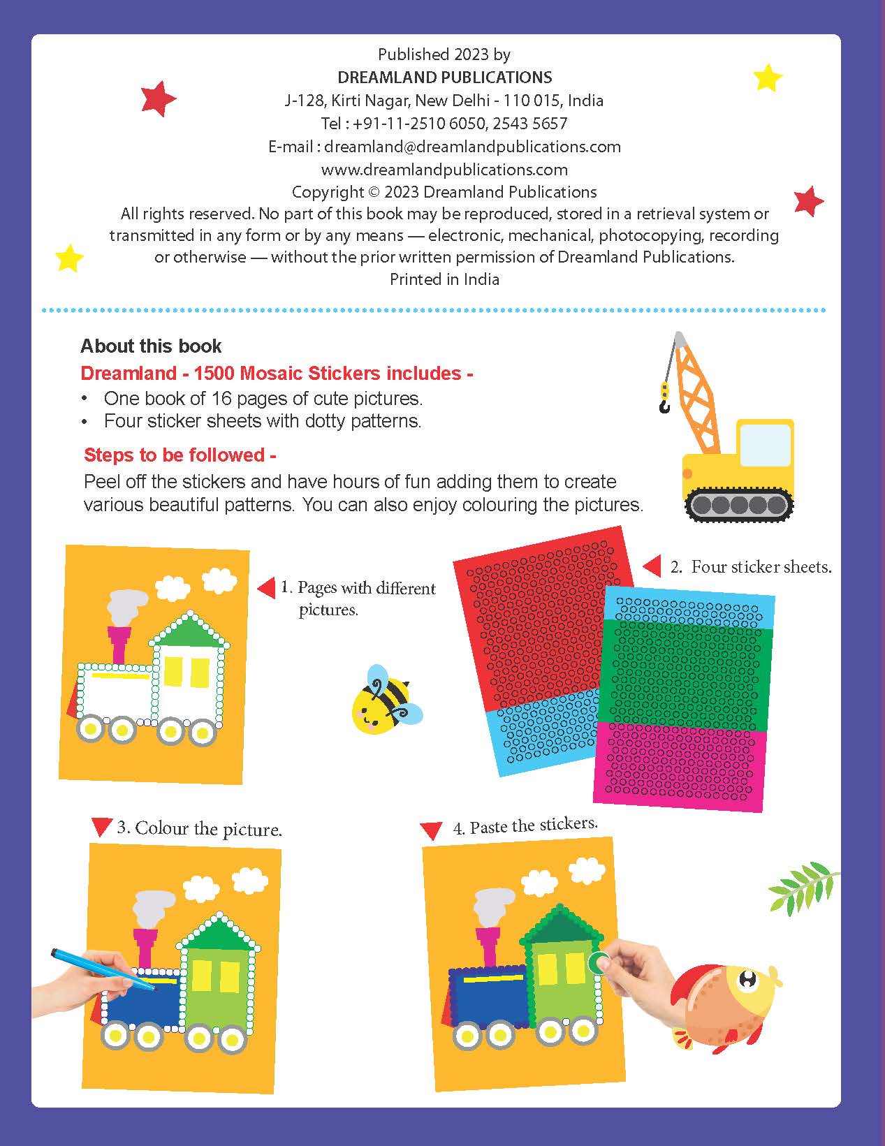 Dreamland Publications - 1500 Mosaic Stickers Book 3