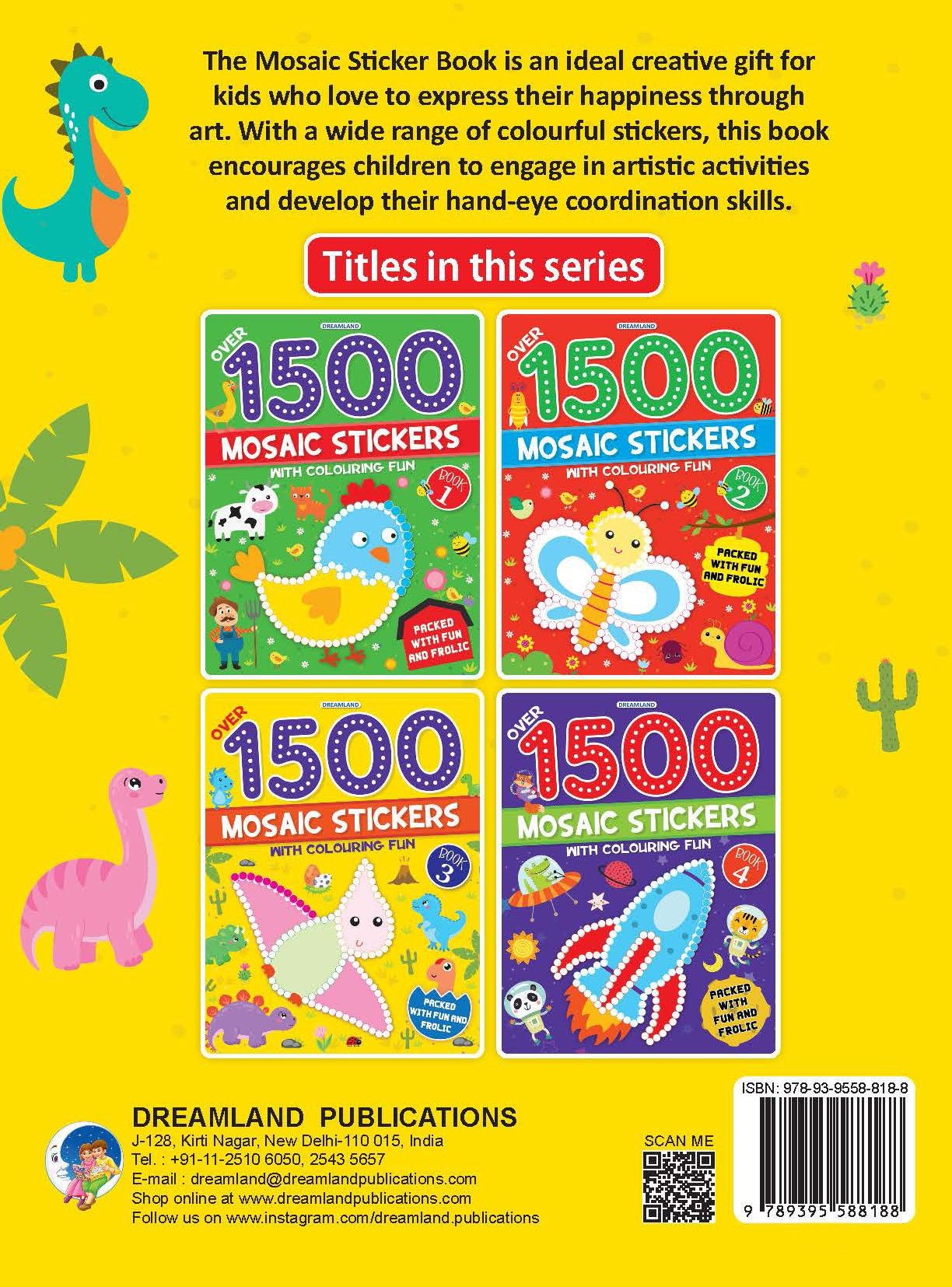 Dreamland Publications - 1500 Mosaic Stickers Book 3