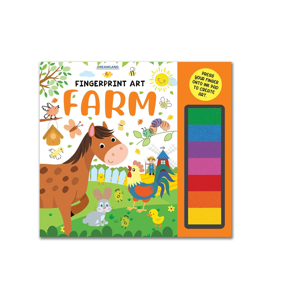 Fingerprint Art Books - Farm
