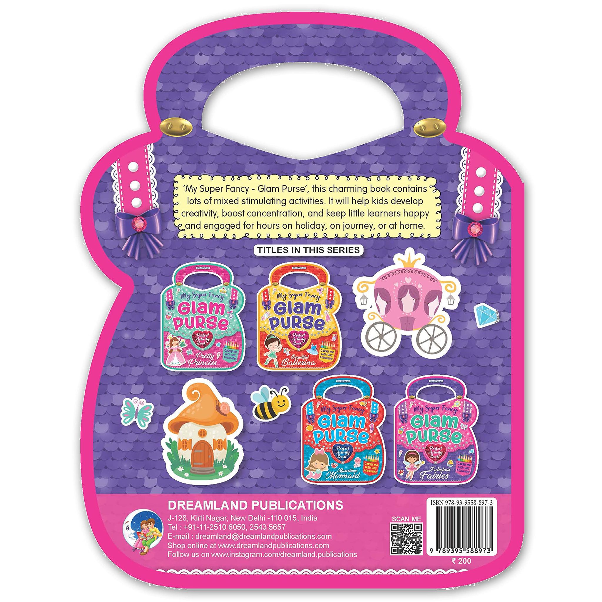 Dreamland Publications - My Super Fancy Glam Purse Fabulous Fairies