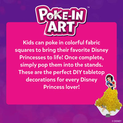 Skillmatics Poke-in Art: Disney Princess | No Mess Art for Kids
