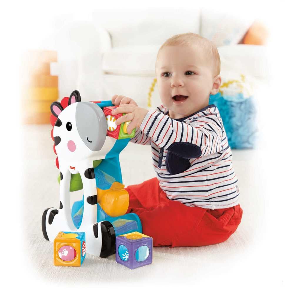 Fisher Price Roller Blocks Tumblin' Zebra