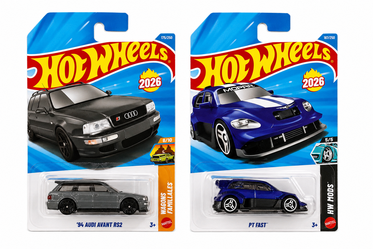 Hot Wheels '94 Audi Avant RS2 and PT Fast