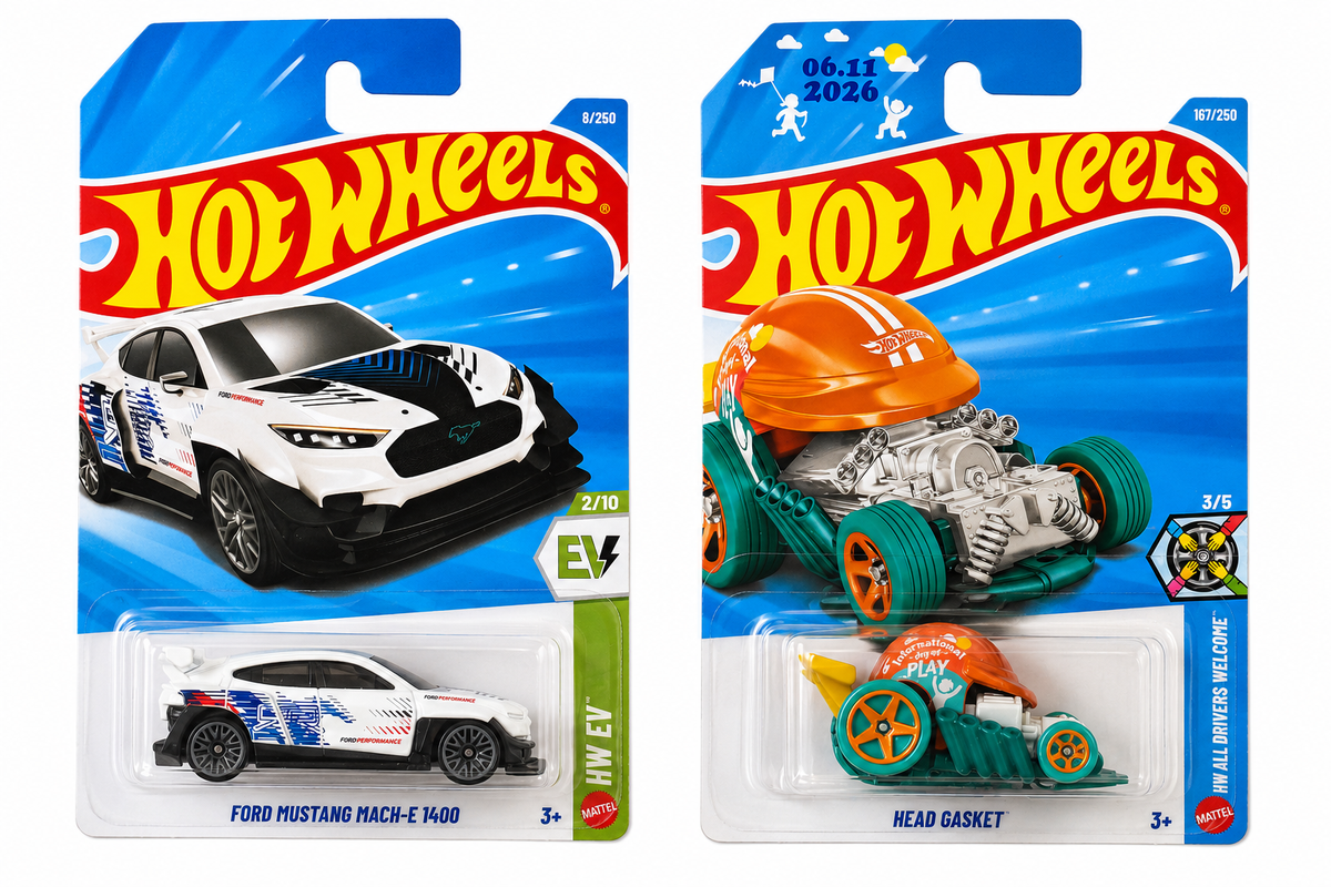 Hot Wheels Ford Mustang Mach-E 1400 and Head Gasket