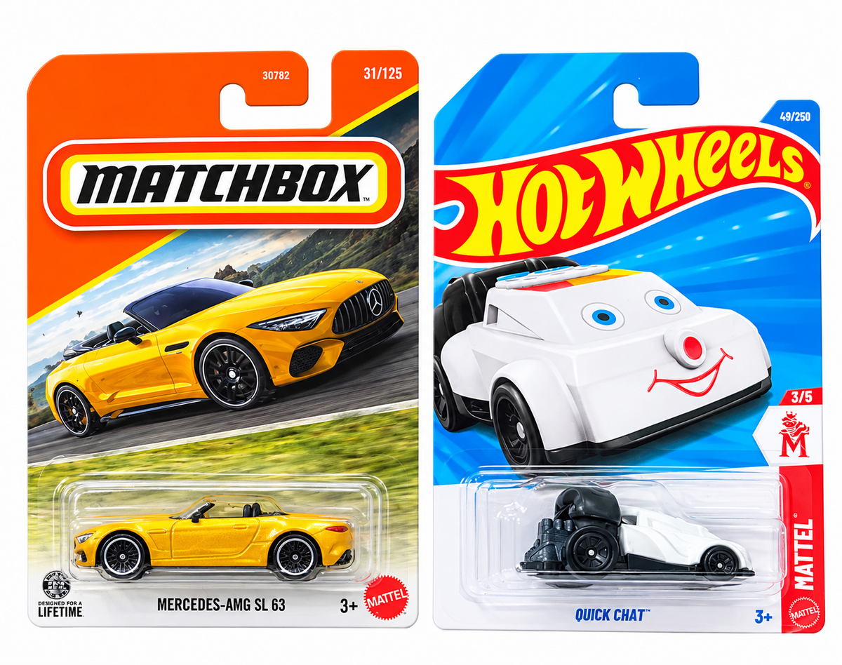 Matchbox Mercedes- AMG SL 63 and Quick Chat