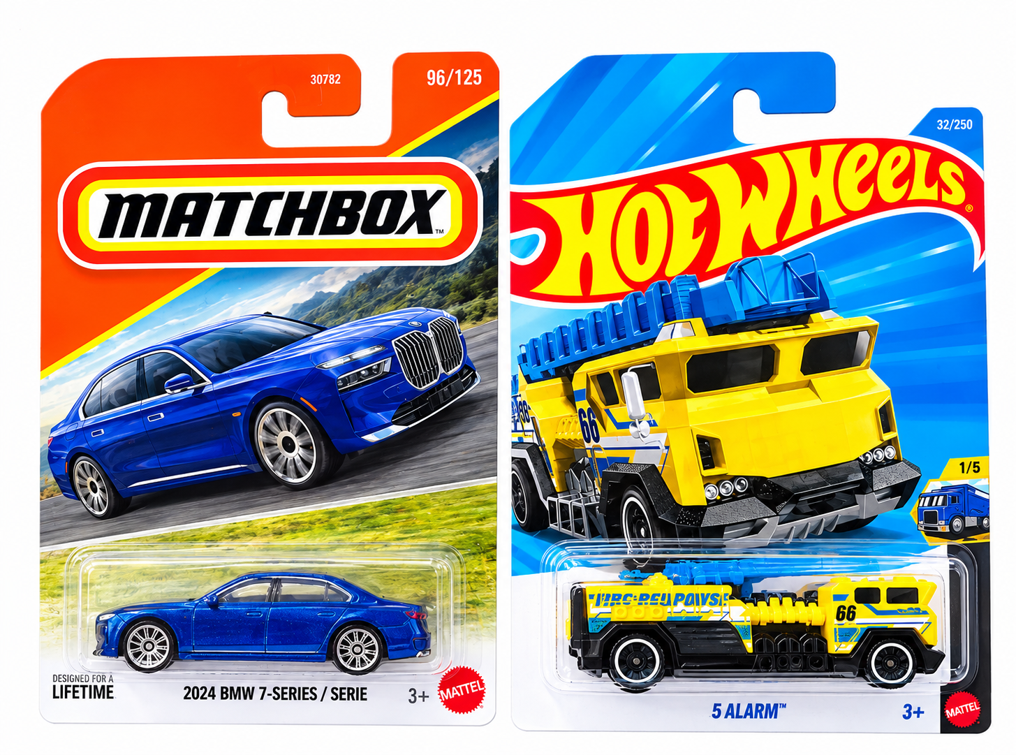 Matchbox 2024 BMW 7-Series and 5 Alarm