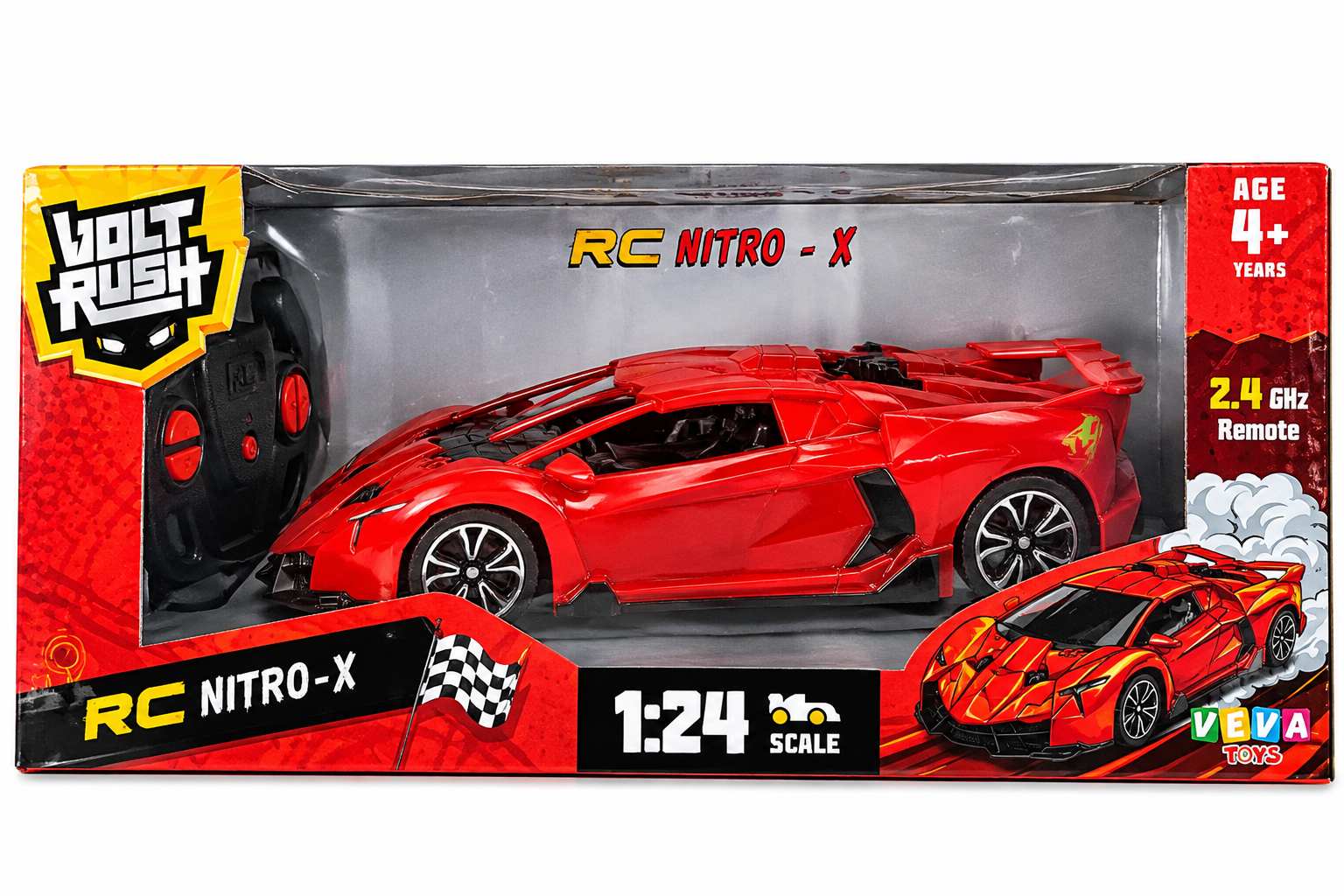 Funskool Volt Rush 1:24 Scale RC Nitro - X