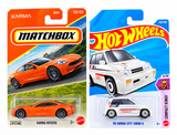 Matchbox Karma Revero and Hot Wheels '85 Honda City Turbo II