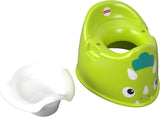 Fisher Price Dino Potty Toilet Trainer with Integrated Splash Guard