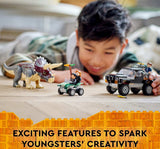 LEGO Jurassic World Triceratops Pickup Truck Ambush - minifigures