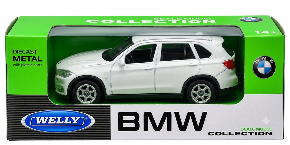 Welly 1:64 BMW X5 diecast model car in White - Toy Marche