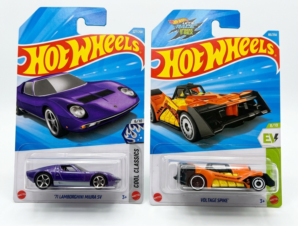 Hot Wheels '71 Lamborghini Miura SV and Voltage Spike