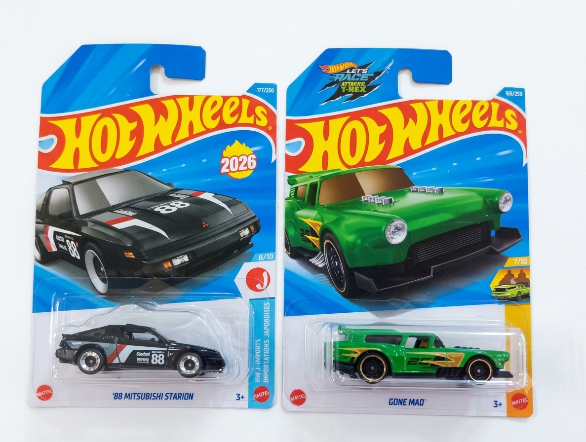 Hot Wheels '88 Mitsubishi Starion and Gone Mad