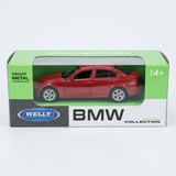 Welly 1:64 BMW 335i diecast model car in Red - Toy Marche