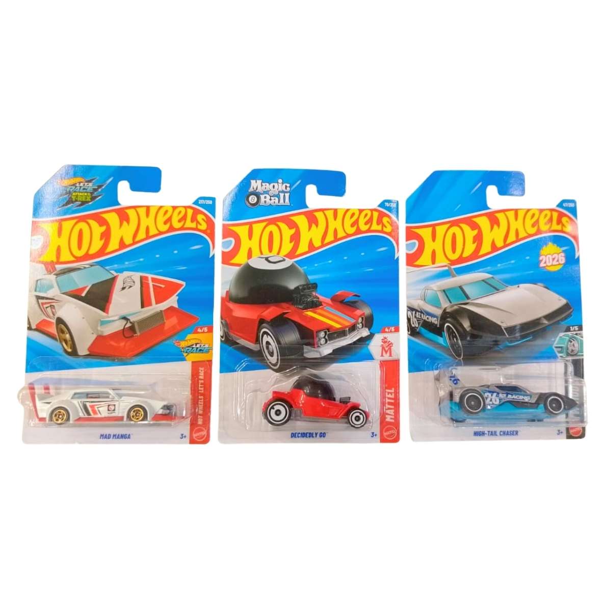 Hot Wheels Mad Manga, Decidedly Go And High-Tail Chaser