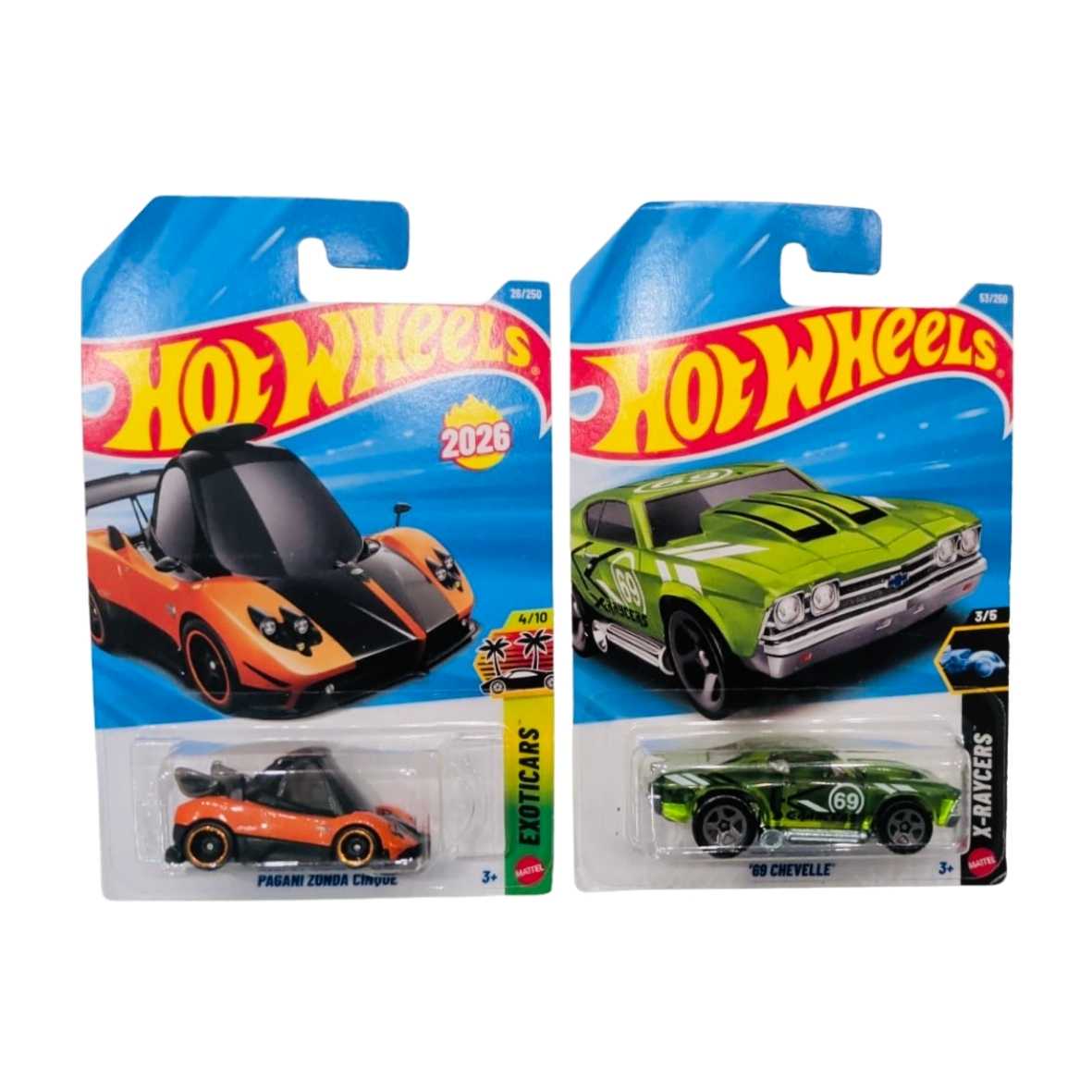 Hot Wheels Pagani Zonda Cinque And '69 Chevelle