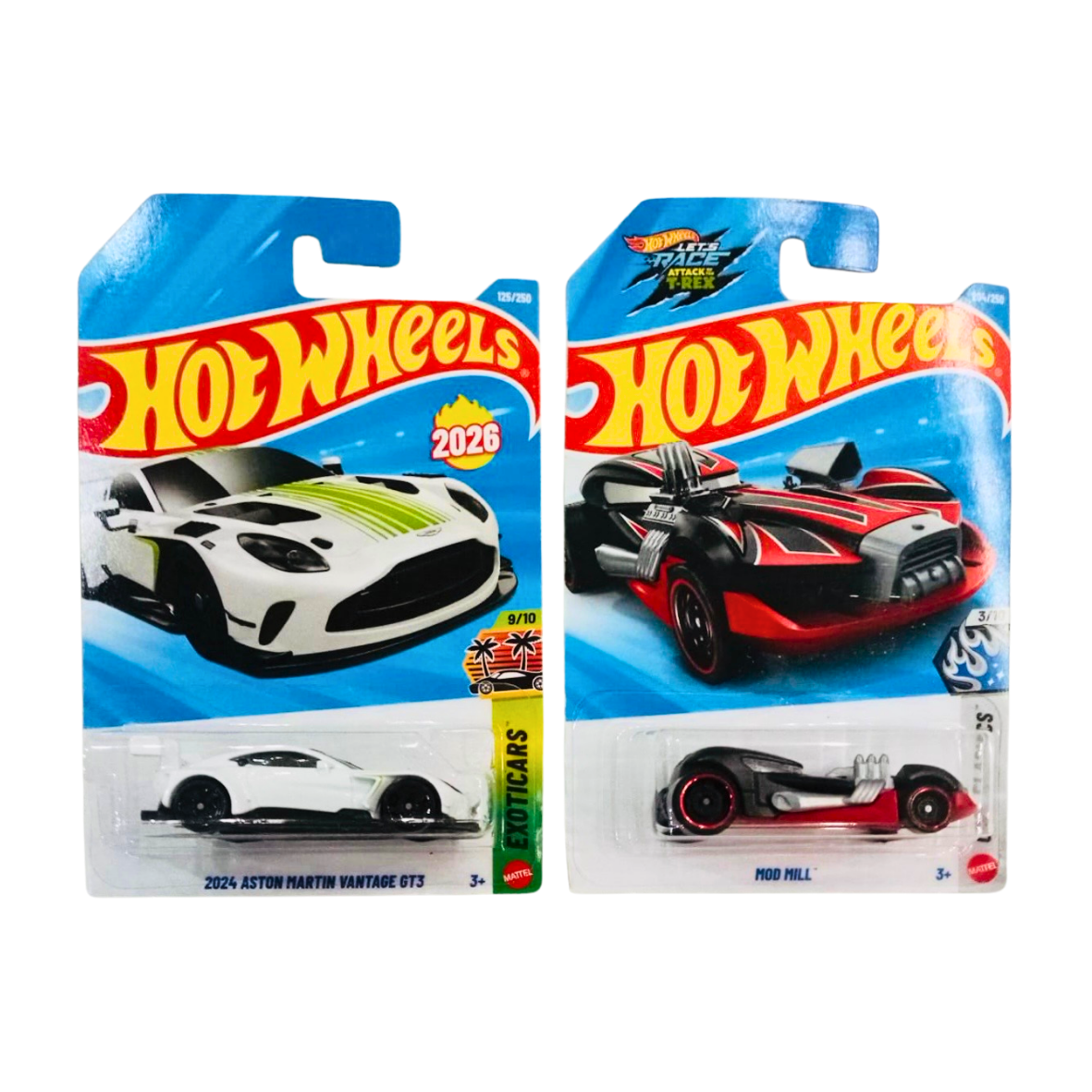 Hot Wheels 2024 Aston Martin Vantage GT3 And Mod Mill