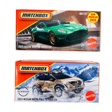 Matchbox 2025 Aston Martin Vanquish And 2023 Nissan Ariya Pole to Pole EV