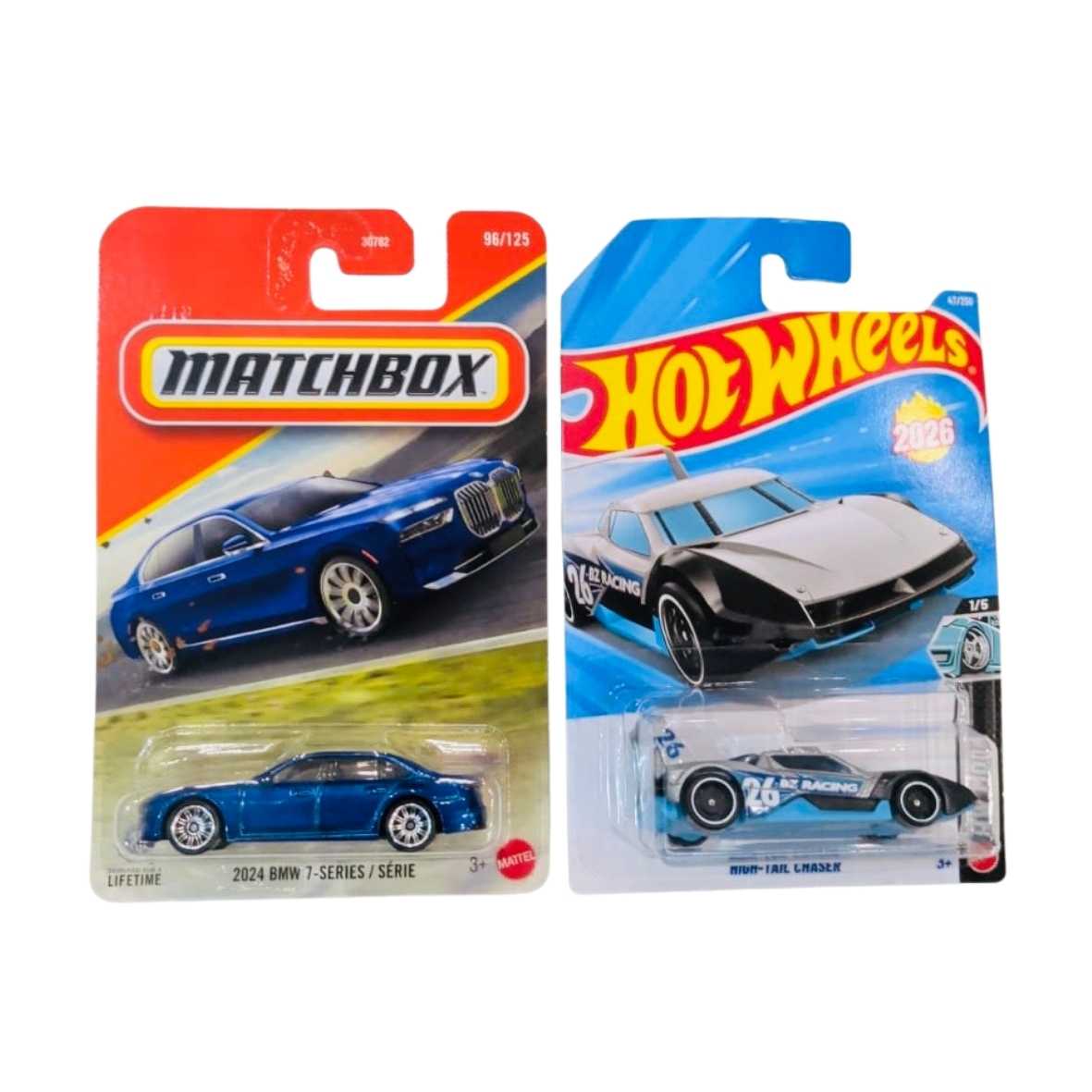 Matchbox 2024 BMW 7-Series And Hot Wheels High Tail Chaser