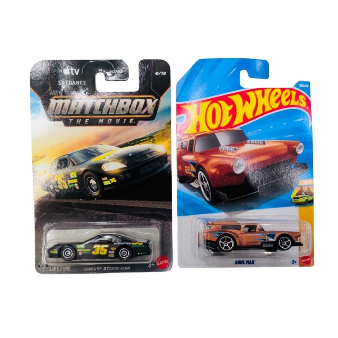 Matchbox The Movie Chevy Stock Car And Hot Wheels Gone Mad