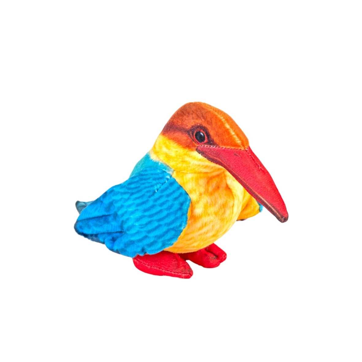 Wild Republic Rainforest Birds Stork Billed King Stuffed Animal - 4.5 Inch