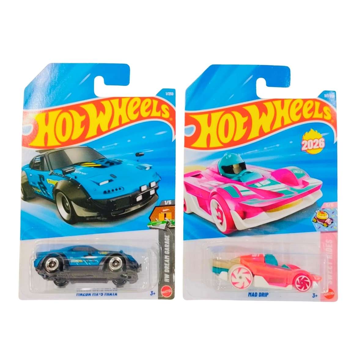 Hot Wheels Mazda MX5 Miata And Mad Drip