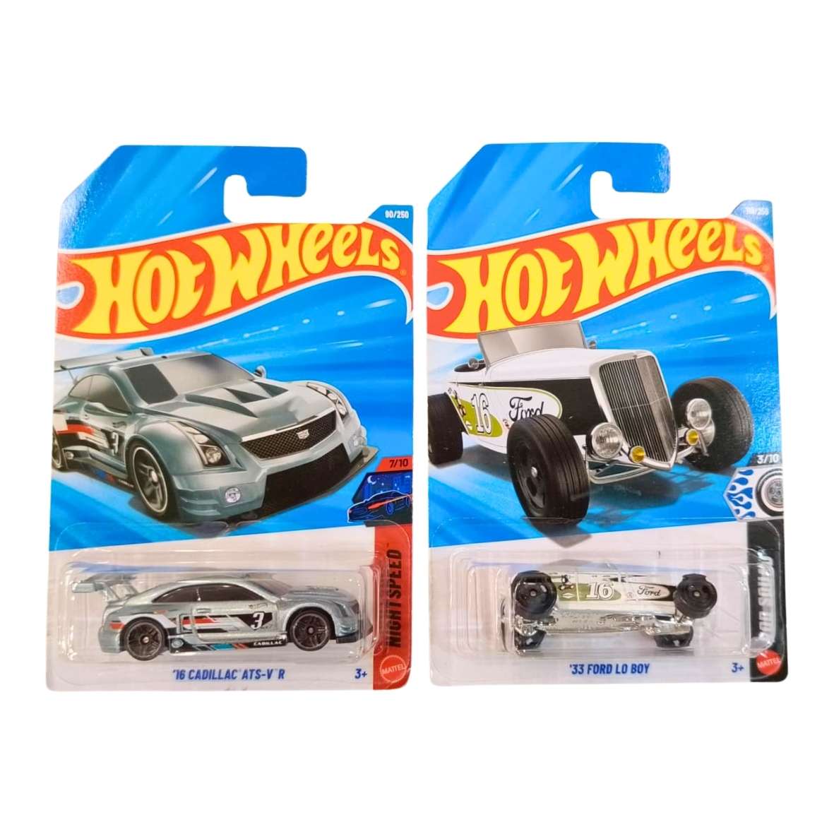 Hot Wheels '16 Cadillac ATS-V R And '33 Ford Lo Boy