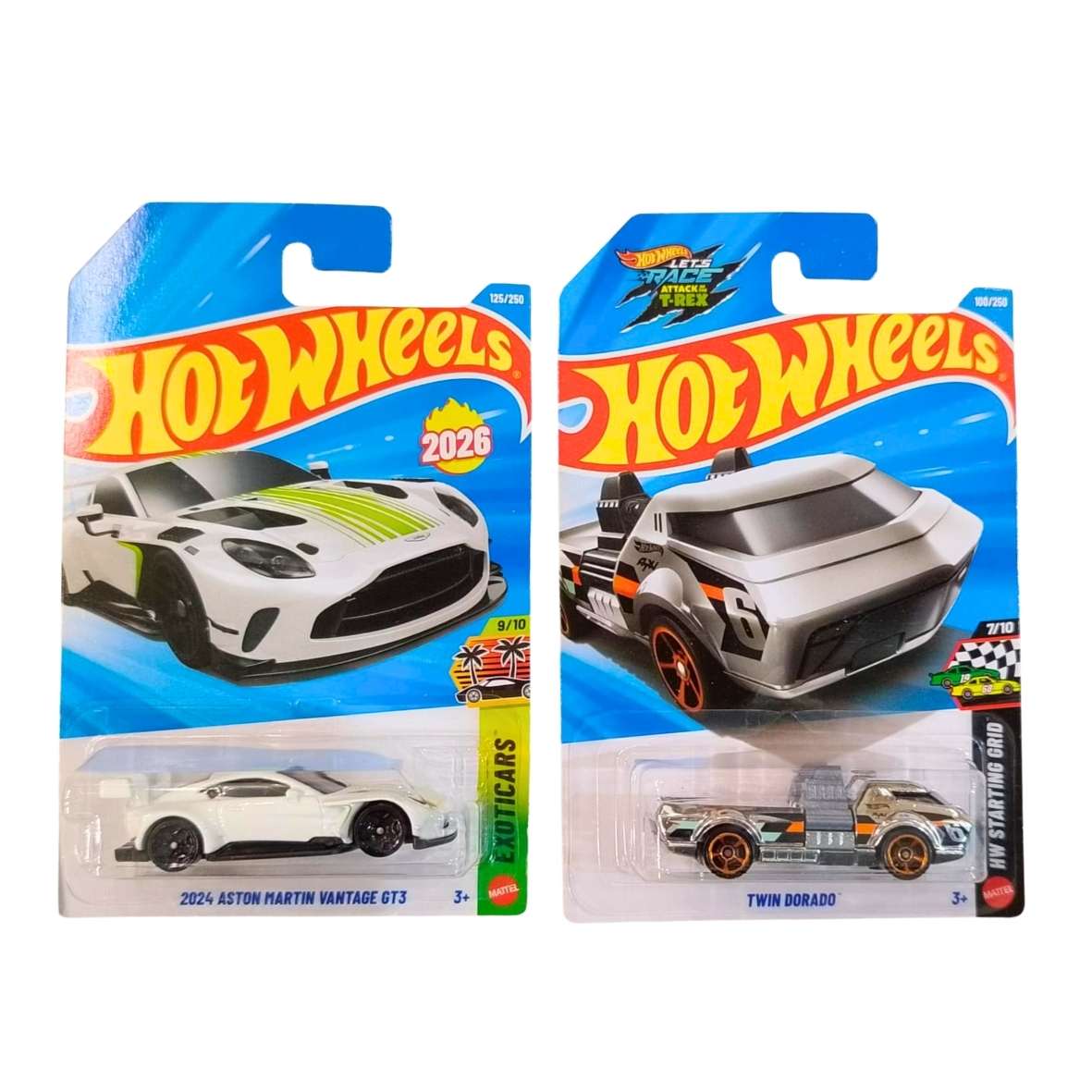 Hot Wheels 2024 Aston Martin Vantage GT3 And Twin Dorado
