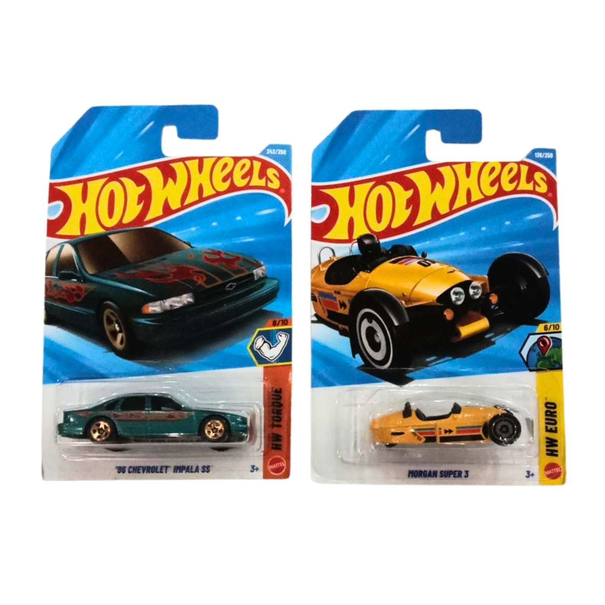 Hot Wheels '96 Chevrolet Impala SS And Morgan Super 3