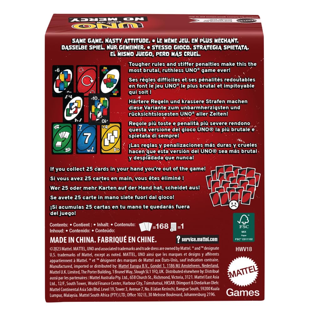Mattel Games UNO No Mercy