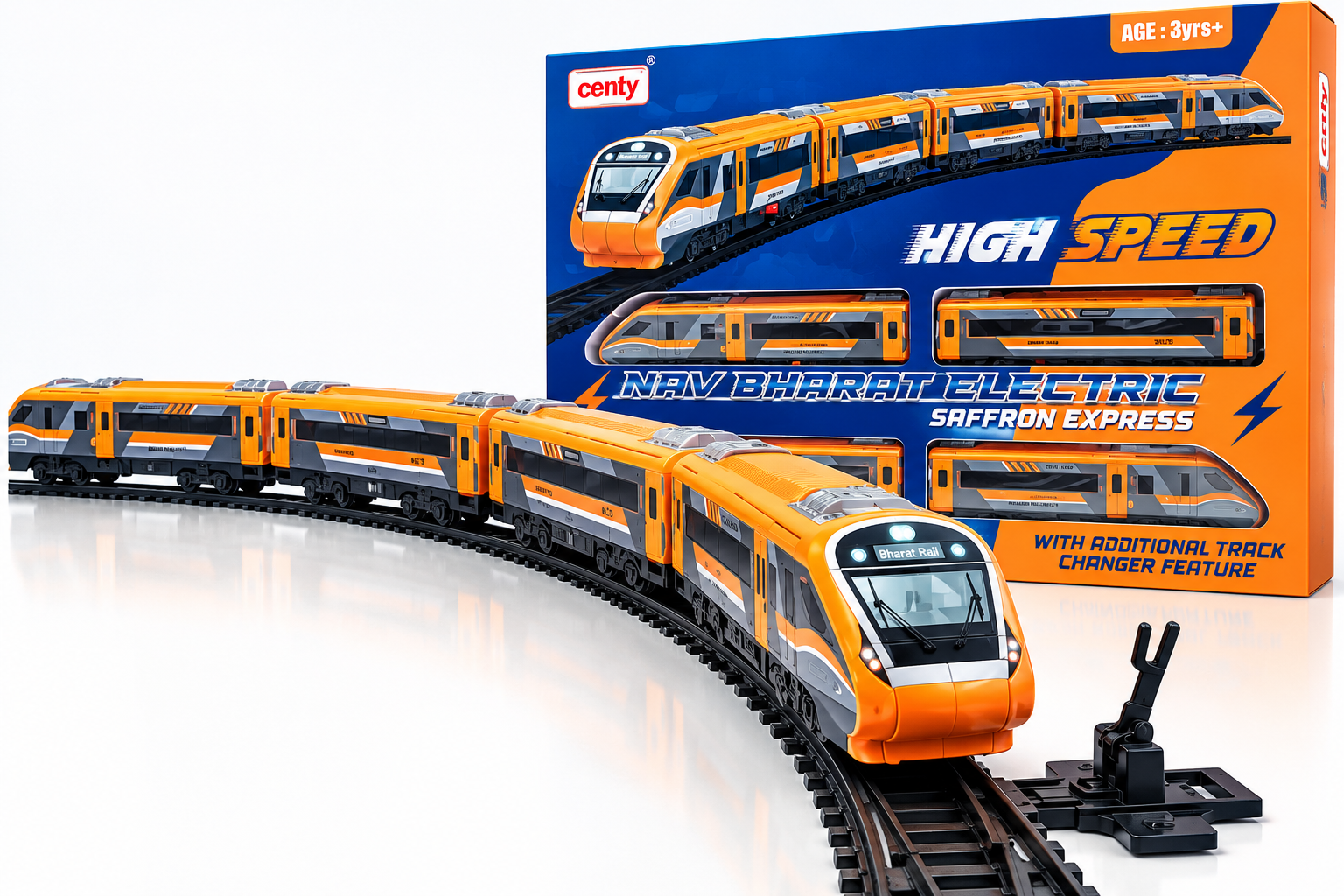 Centy toys Nav Bharat Electric Saffron Express