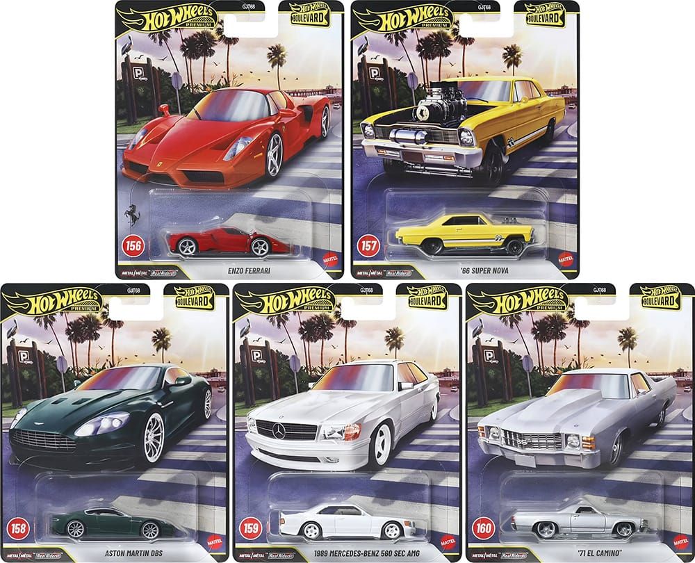 Hot Wheels Boulevard 2026  - Set of 5
