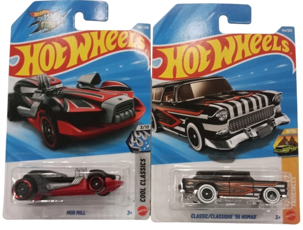 Hot Wheels Classic 55 Nomad and Mod Mill