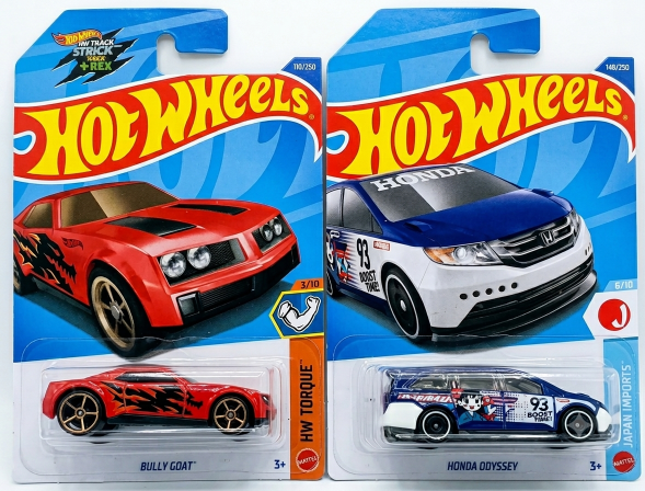 Hot Wheels Honda Odyssey and Bully Goat