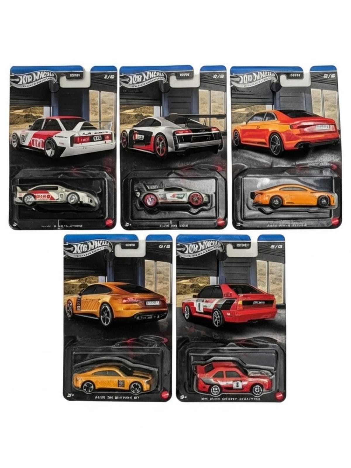 Hot Wheels Silver Series Audi Set 1