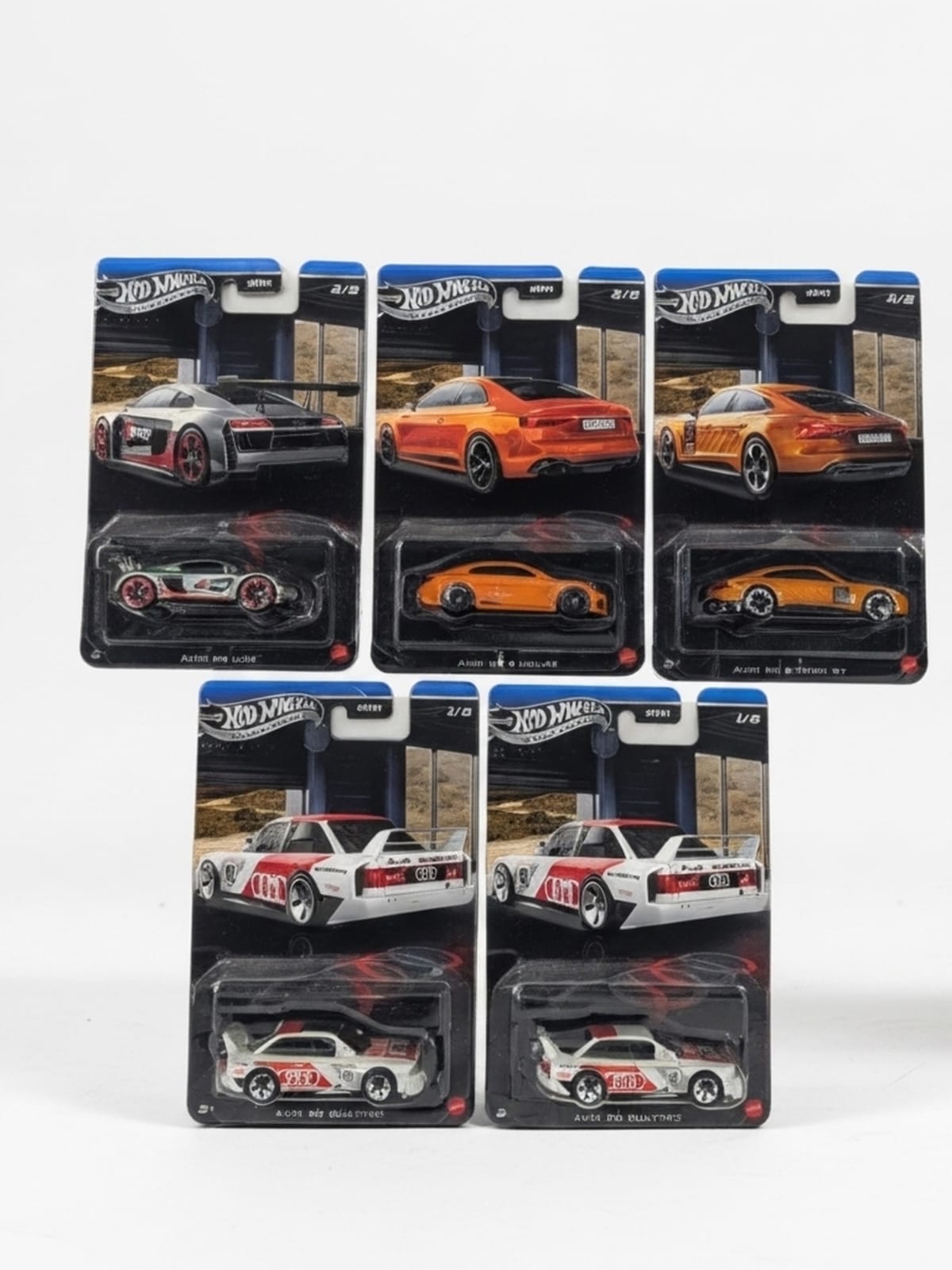 Hot Wheels Silver Series Audi Set 2