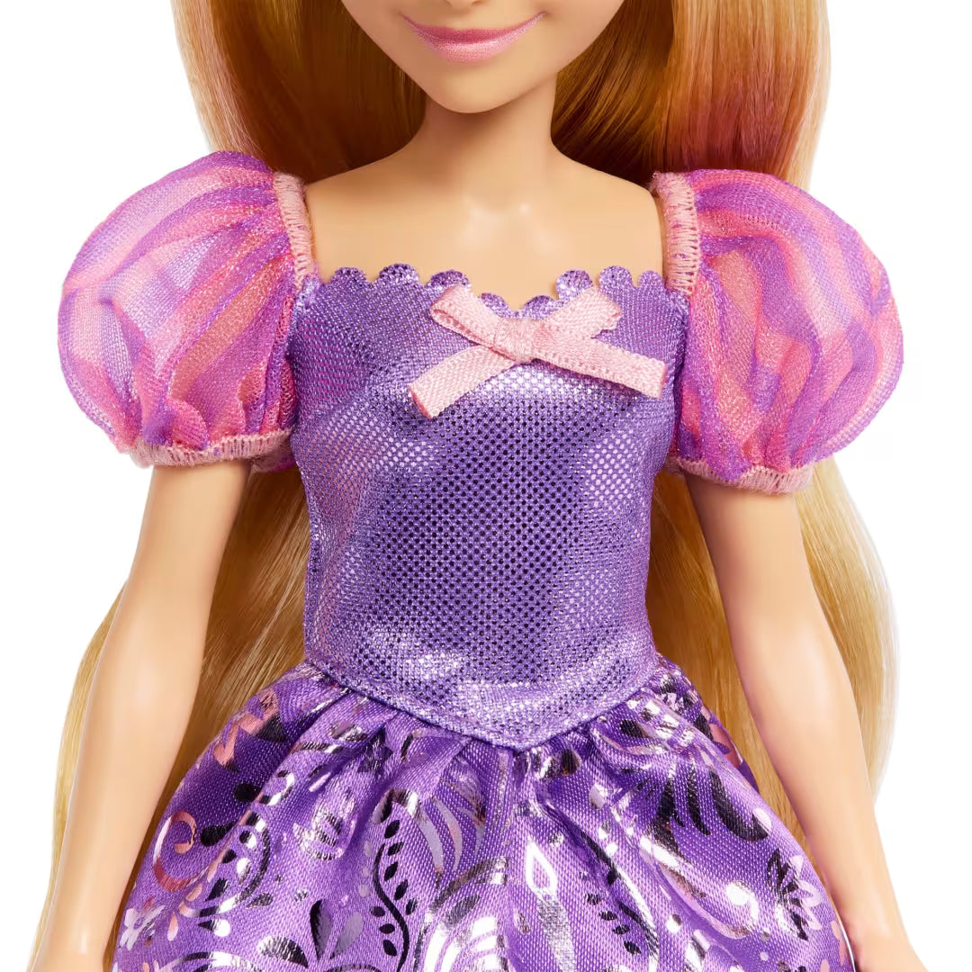 Disney Princess Enchanted Stories Rapunzel Fashion Doll With Sparkling Dress & Accessories, Posable
