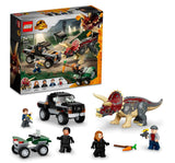 LEGO Jurassic World Triceratops Dinosaur Pickup Truck Ambush 76950