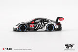 Mini GT 1143 Porsche 911 GT3 R #77 AO Racing 2025 IMSA Petit Le Mans