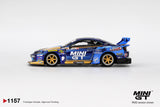 Mini GT 1157 Nissan Silvia (S15) LB-Super Silhouette #555 Team MINI GT Liberty Walk 2025 Formula Drift